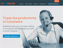 Tablet Screenshot of hubdialer.com